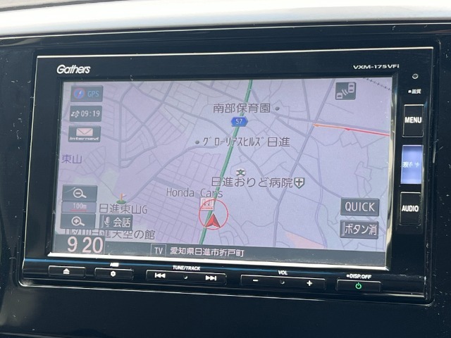 ナビも付いてますので、知らない道でのドライブも快適＆安心です。