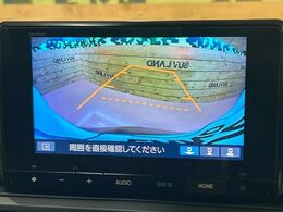 【バックカメラ】駐車時に後方がリアルタイム映像で確認できます。大型商業施設や立体駐車場での駐車時や、夜間のバック時に大活躍！運転スキルに関わらず、今や必須となった装備のひとつです！