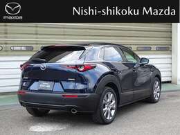 伸びやかな美しさと、SUVらしい力強さを表現。大胆にブラックアウトしたボディ下部や、妖艶にして迫力のある豊かな造形など、光の移ろいで一瞬ごとに違う表情を見せる、凛としたデザインに仕上げました。