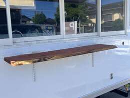 TRG-NHS85AN キッチンカー 4WD オーニング コールドテーブル業務用冷蔵庫 冷蔵冷凍庫 外部電源・コード 2槽シンク 給排水 換気扇 コンセント×5 カウンター 作業台×3 スポットライト LED照明 ドラレコ