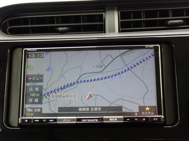 ナビ装備で知らない場所もあっという間に検索♪ちょっとしたお出かけや旅行もこれでばっちりですね。