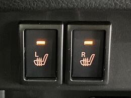 【シートヒーター】寒い日に重宝するシートヒーター！エアコンより早く温まってくれるので寒がりの人も安心ですね♪エアコンの温風は乾燥するから苦手、という方にもをおすすめです。