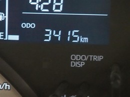 入庫時の走行距離です。