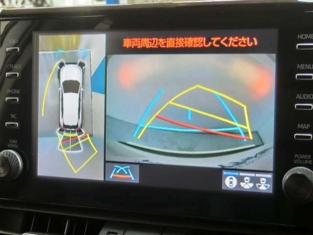 パノラミックビューで車庫入れも安心