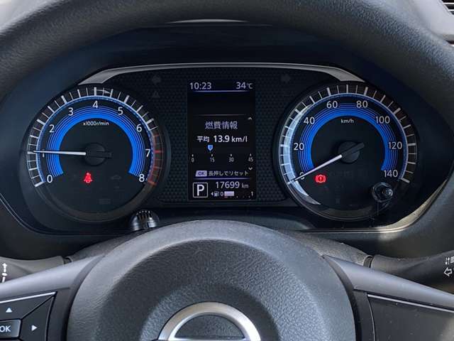 メーターの画像です。また現在の走行距離です。