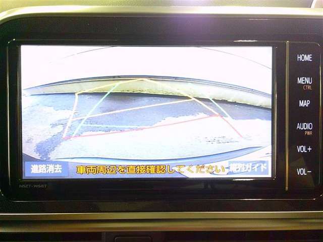 車庫入れの頼もしい味方！バックモニター付いています！