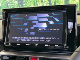 【大画面ナビ】人気の大型ナビを装備。存在感のある大画面はインパクト大！ナビ利用時のマップ表示は見やすく、テレビやDVDは臨場感がアップ！いつものドライブがグッと楽しくなります♪