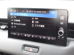 ナビゲーションはホンダコネクトディスプレイが装着されております。AM、FM、フルセグTV、Bluetoothがご使用いただけます。初めて訪れた場所でも道に迷わず安心ですね！