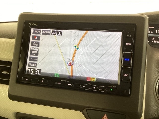 ギャザズナビ搭載です。知らない道も安心ですね！