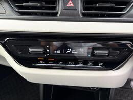 マニュアルエアコンです