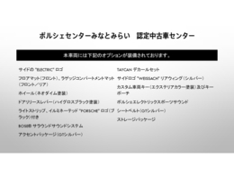当車両のオプション一覧で御座います。オプション総額￥660,000-です。