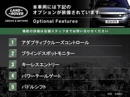 こちらの車輌には表記のメーカーオプションが装備・装着されております。