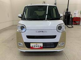 内外装ともにキレイなムーヴキャンバスが入庫いたしました！ベージュの2トーン♪人気色です！走行距離も少なめの約2000キロです！弊社、お取引様で使用されていたお車です♪