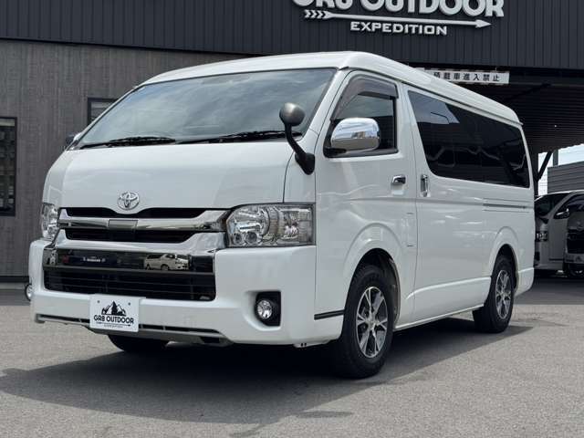 アルパインBIG-X/アルパインフリップダウンモニター/ベッドキット/ETC/純正15インチアルミホイール/バックカメラ/トヨタセーフティセンス/LEDヘッドライト/ドライブレコーダー/キャンピングカー