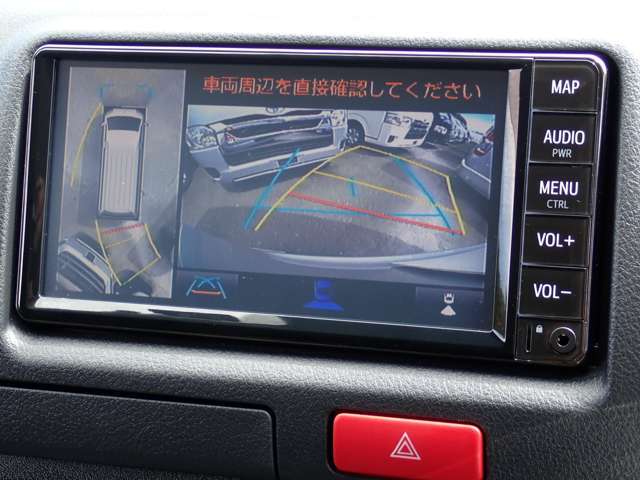 全周囲を見渡せるパノラミックビューモニター（全周囲確認サポート）が装備されています。