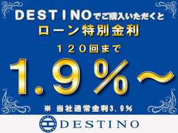 ！！特別金利！オートローン金利　1.9％～　お支払い回数～120回迄！！