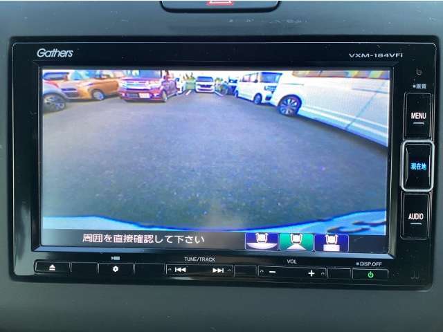 バックカメラ装着済！死角になりやすい後方もとても見やすいです☆車庫入れに自信がない方や縦列駐車が苦手な方にも、オススメ装備です！安心度もアップ！