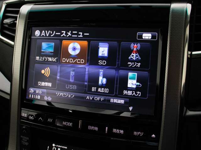Bluetoothオーディオ装備！お手持ちのスマートフォンなどから無線で音楽を飛ばし、お好みの音楽を再生出来る大変便利な機能です！