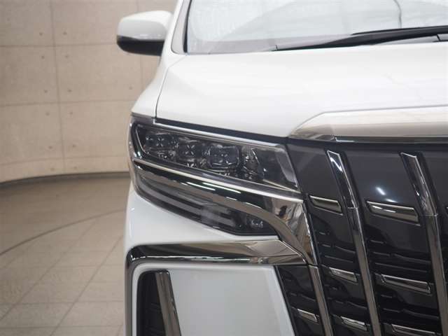 LEDヘッドライトです。デザイン性がよくとても明るいので、夜間の走行や悪天候でも安心です。しかも長寿命！