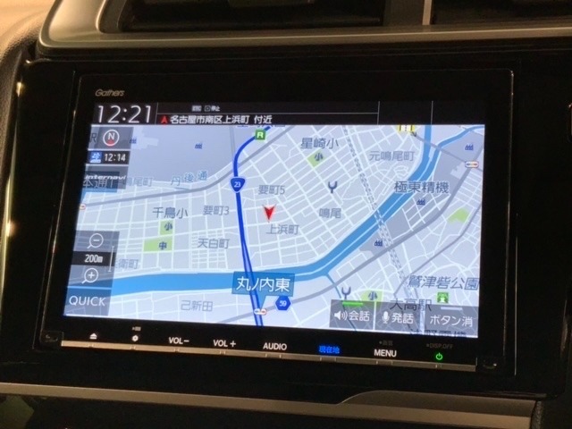 ギャザズナビ搭載です。知らない道も安心ですね！