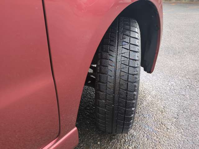155/65R14！社外14インチAWスタッドレスタイヤ装着済！