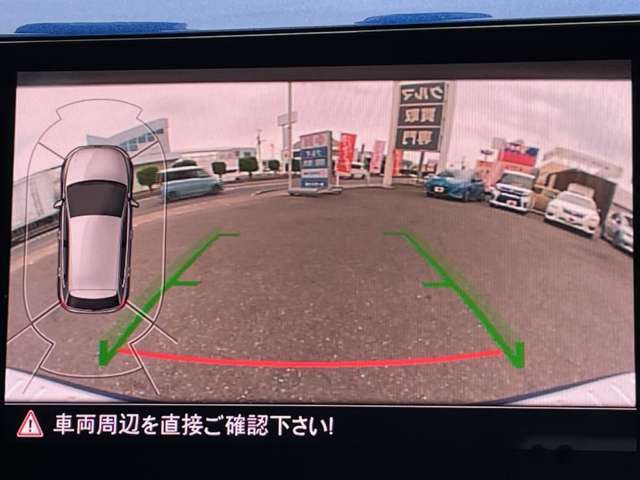 【バックモニター】　駐車が苦手な人の強い味方！後ろの様子が確認できます