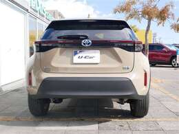 真後ろから見た状態です。