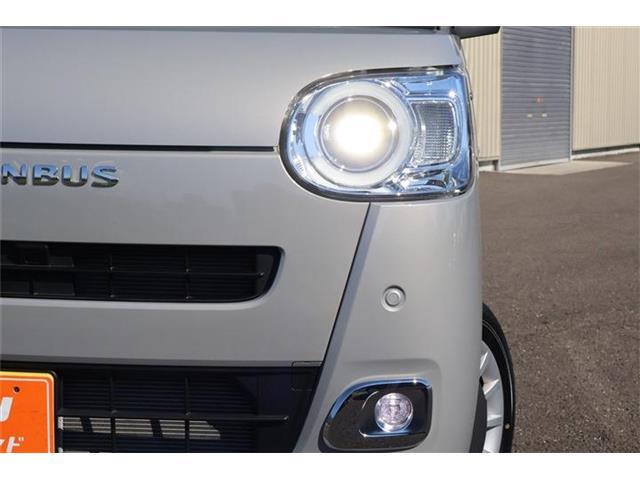 LEDヘッドライトで暗い夜道も明るく照らしてくれます！