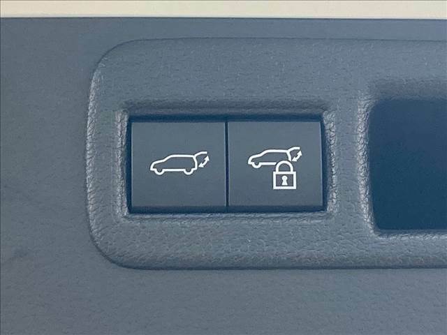 【電動リアゲート】ボタンひとつで大きなゲートも簡単に開閉可能です。高級車ならではの装備は嬉しいですね。