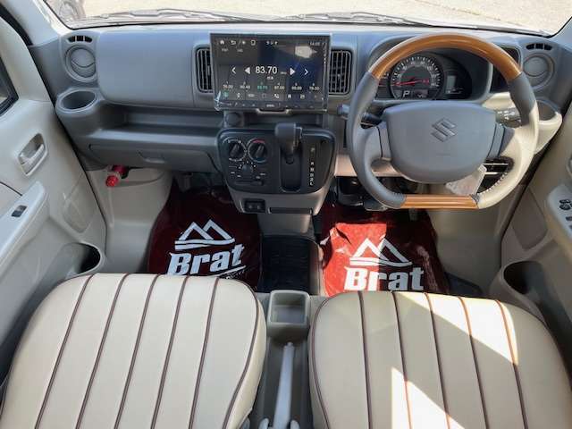 4WD　ハイルーフPC　littleD　フェイスチェンジ　マッチペイント　リヤバンパー　DAMD　リトルディ　リヤコーナーセンサー　マッドヴァンスX　木目コンビハンドル　シートカバー　ラバーマット