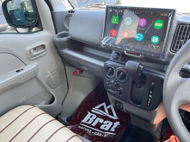 4WD　ハイルーフPC　littleD　フェイスチェンジ　マッチペイント　リヤバンパー　DAMD　リトルディ　リヤコーナーセンサー　マッドヴァンスX　木目コンビハンドル　シートカバー　ラバーマット