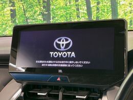 【12.3インチワイドナビ】高級感とインパクトのある大型ワイドナビを装備。各種オーディオ操作はもちろん、横長ワイド画面でのマップ2分割表示など、利便性も高いナビです♪