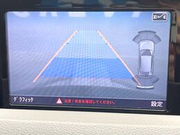●ガイドライン付きバックカメラ：不安な駐車もこれで安心！ガイドライン付きなので狭い箇所での駐車もラクラクです！
