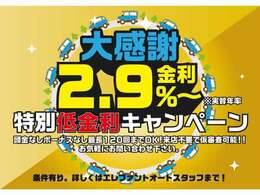 ★特別低金利キャンペーン実施中★　お客様のご都合に合わせて、お支払い回数なども設定できます♪　頭金0<span class=