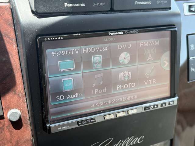 地デジ、DVD再生等の機能付きです！！別途費用にて交換可能です！！