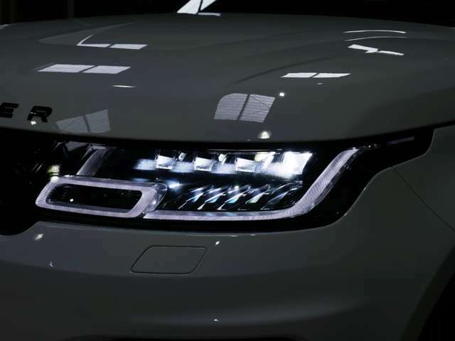 ヘッドライトは車の“顔”　複雑なデザインがより高級感を高めています！　　ウィンカーはシーケンシャルです。（流れます）