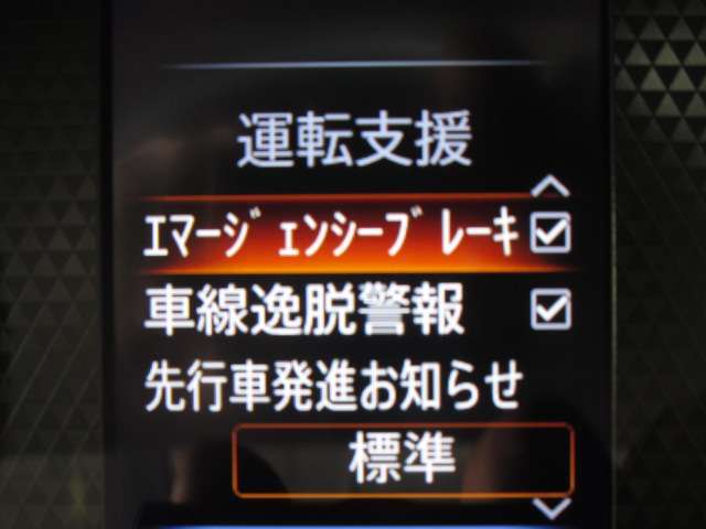 安全装備もしっかりあります