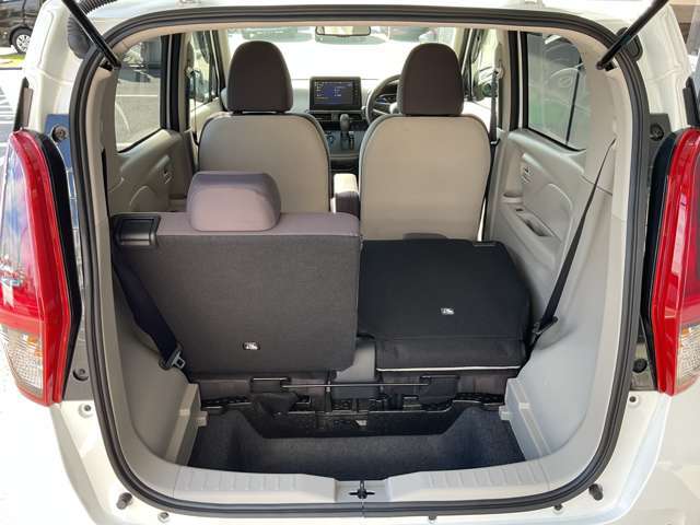 片側ずつ、倒して使い方　自由