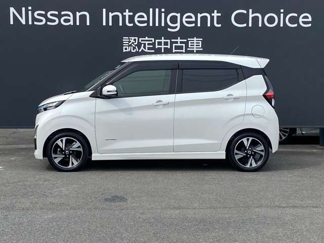 デイズの横からの画像です。当店は全車　整備・保証付なので安心してご検討頂けます。次の画像でもお待ちしております。