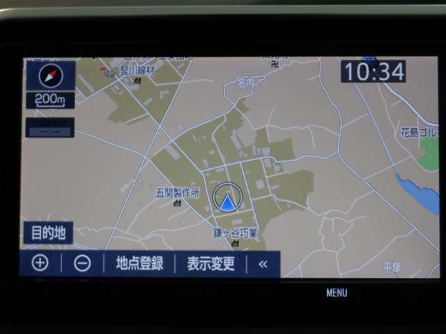 ナビゲーション付き。タッチパネル式で使いやすく、お出かけもラクラクです。