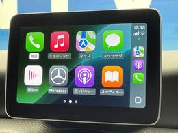 ●Apple　Car　Play：スマホとの有線接続で、ナビ・オーディオ再生などスマホのアプリ機能が画面でも使える便利機能です！