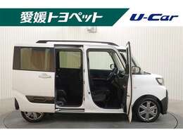 広い開口部＆低い床で乗り降りラクラク♪