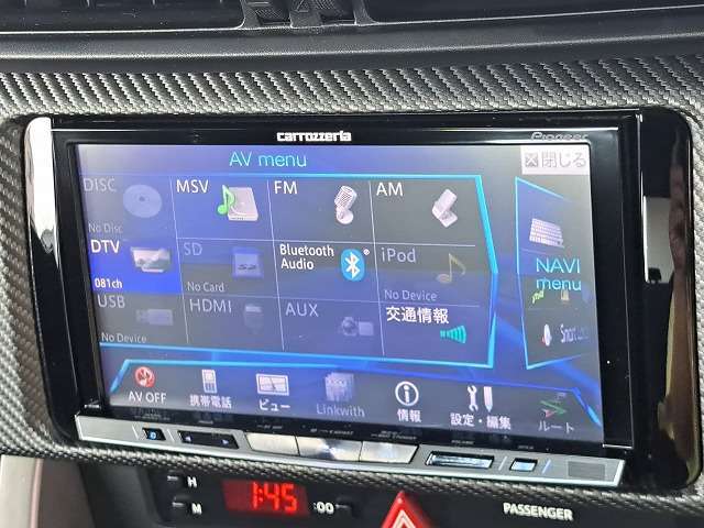 社外メモリナビ付き！DVD再生、Bluetoothオーディオと装備が充実しております！