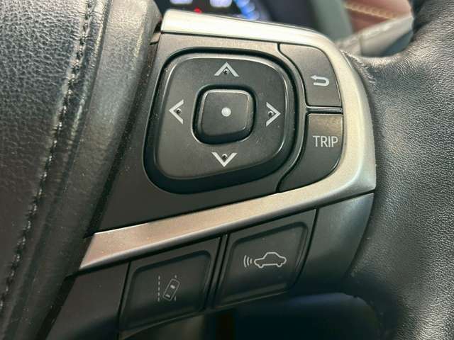 【レーダークルーズコントロール】ミリ波レーダーが車間距離を測って設定車速内で車速に比例した車間距離を保ちながら追従走行する装置で近づきすぎたときは自動でブレーキし、離れすぎたときには自動増速もする。
