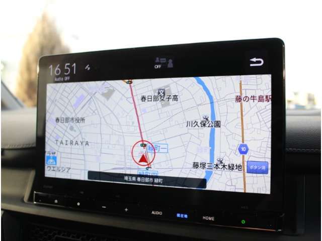 純正ナビ搭載車！！ナビ起動までの時間と地図検索する速度が魅力で、初めての道でも安心・快適なドライブをサポートします！！