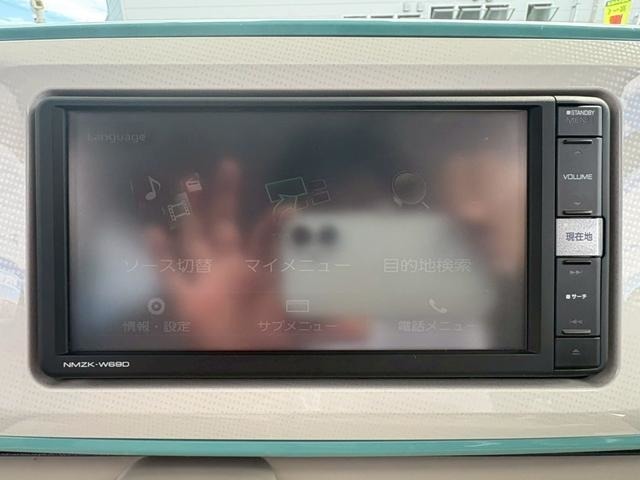 ◆ダイハツ純正オプションSDナビ【NMZK-W69D】◆CD◆DVD再生◆フルセグTV◆ラジオAM/FM◆ブルートゥースオーディオ＆通話◆全方位カメラ