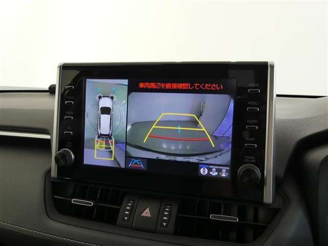 パノラミックビューモニターを装備。駐車場や交差点で周囲の安全確認をサポートします。