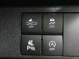 各操作スイッチは使いやすい位置に配置されています。