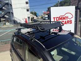 ブラックツートンルーフ　新品キャリア　新品カーゴラック