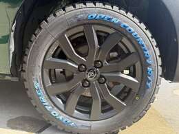 ラプターライナーブラックホイール　TOYOオープンカントリーRT新品タイヤ4本